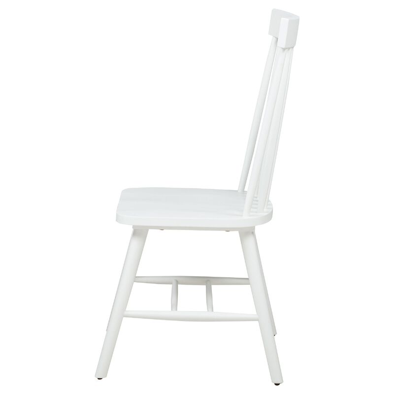 Andy Dining Side Chair Set of 2, Windsor Spindle Back image number 4