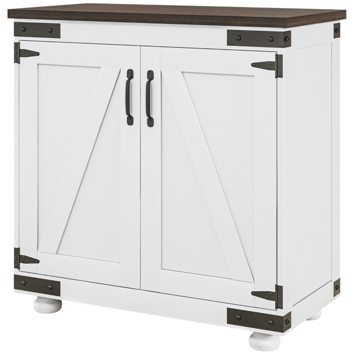 Elegant Kitchen Sideboard with Storage and Counter Space for Dining Room or Kitchen