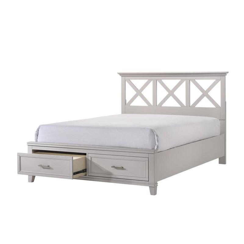 Gray Nova Ii Queen X Storage Bed