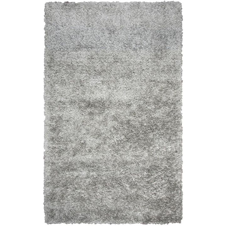 Hand Tufted Cut Pile Polyester/ Lurex Rug, 3'6" x 5'6"