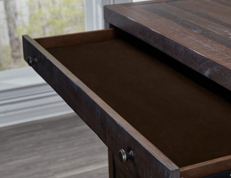 Townsend Five Drawer Solid Wood Chest in Java