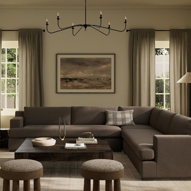 Crispin Savoy Coffee 3 Piece Sectional image number 1