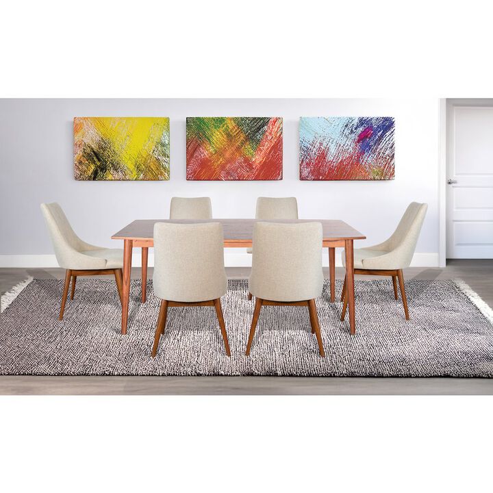 Sunny Designs Mid-century Wood Dining Set
