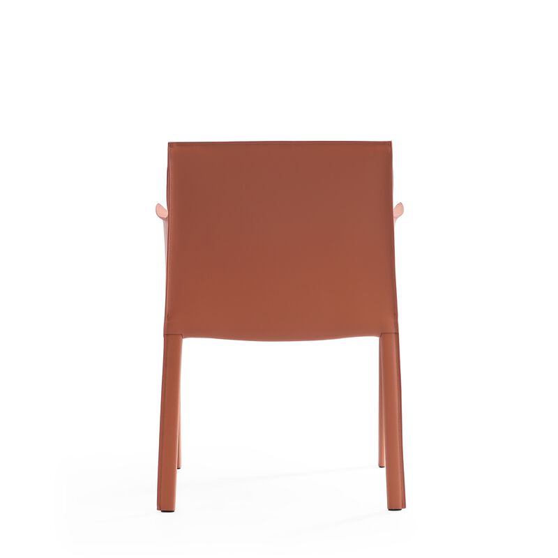 Paris Burnt Orange Dining Arm Chairs (Set of 2)