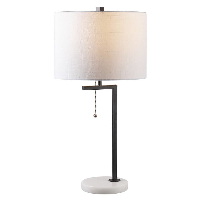 Alyssa 24.5" Metal/Marble LED Table Lamp