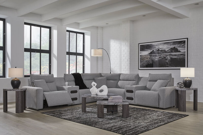 ModMax II 7-Piece Power Reclining Sectional with Audio Consoles image number 2