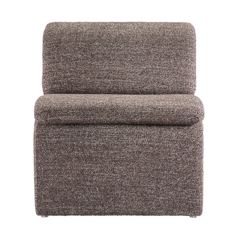 Dune Boucle Upholstered Armless Accent Chair image number 5