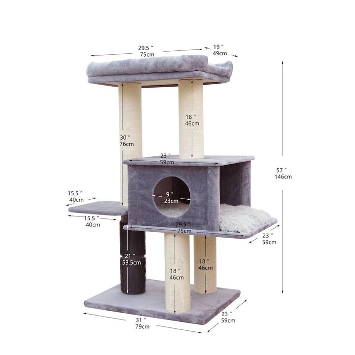 Petpals Grand Maine Coon 5-Level Cat Tree