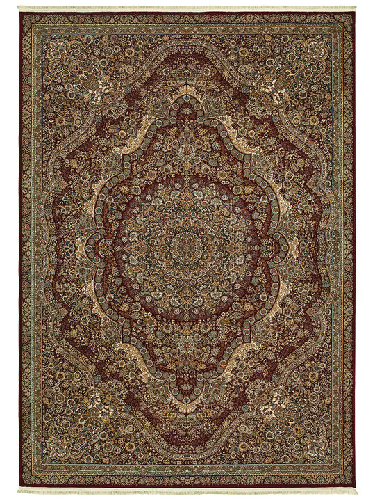 Masterpiece 3'10" x 5'5" Red Rug