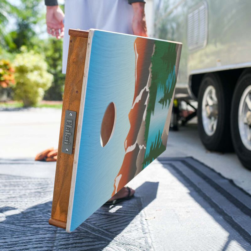 2ft x 4ft Graphic Wood Classic Cornhole Set | National Parks Inspired Collection image number 1