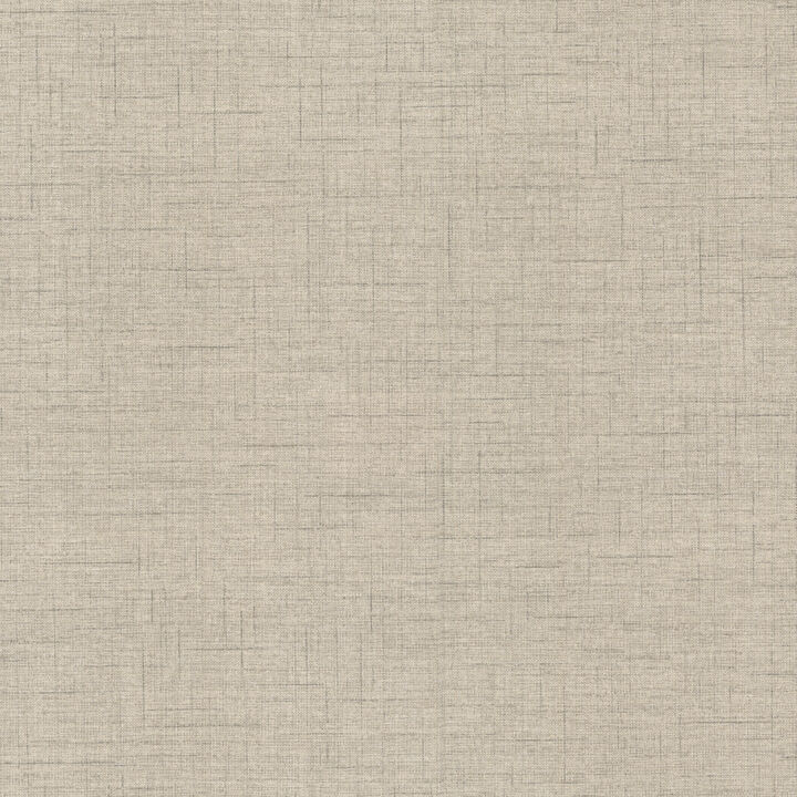 Leon Light Grey Faux Fabric Wallpaper