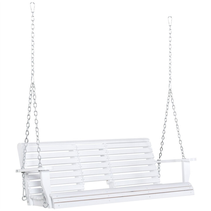 Outdoor Swing Bench for Patio &ndash; Relaxing Garden or Porch Seating with Canopy