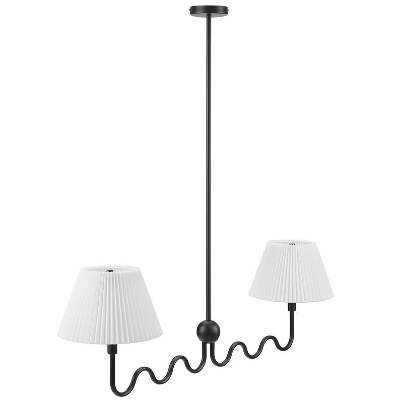 Wave Squiggle 2-Arm Pendant Light image number 6