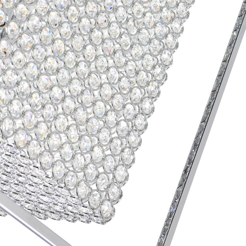 CWI Lighting Cube 11 Light Chandelier With Chrome Finish