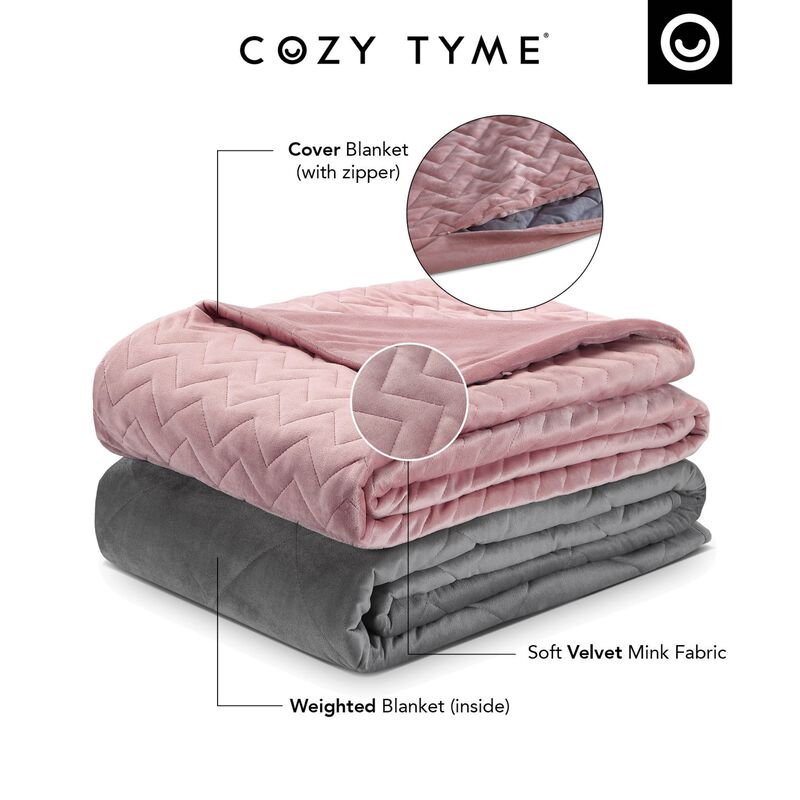 Cozy Tyme Lehana Weighted Blanket 12 Pound 48"x72"