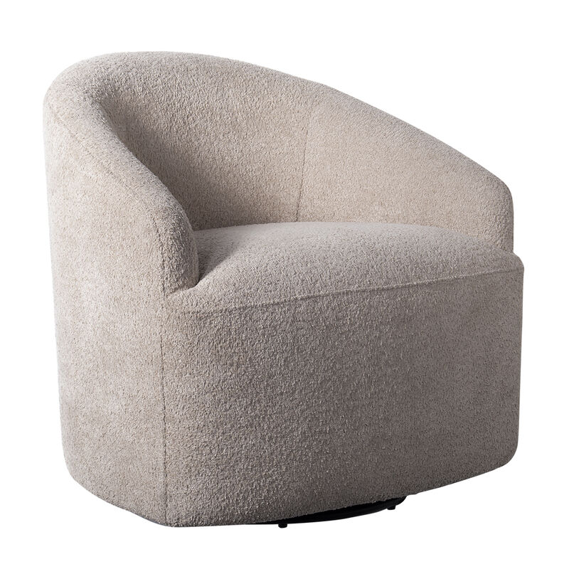 Gracie Mills Yair Modern Upholstered Swivel Chair