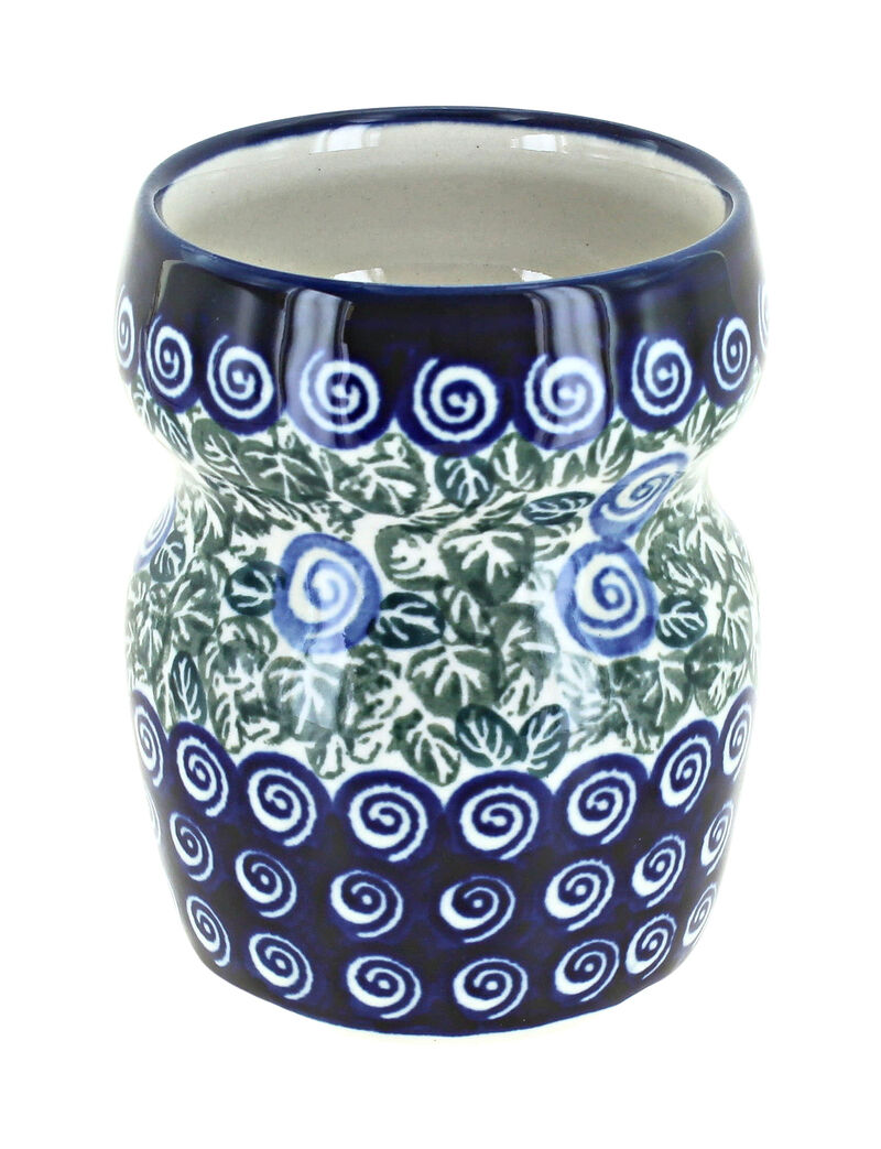 Blue Rose Polish Pottery Kalina Bathroom Cup