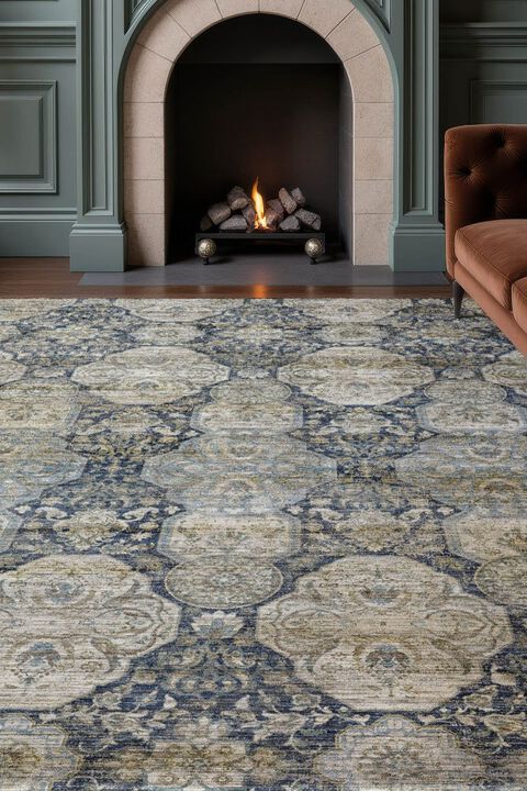Aristo AR8 Navy 9' x 12' Rug