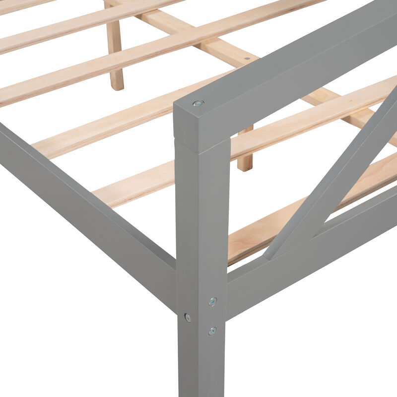 Merax Solid Wood Daybed Sofa Bed Frame with Wood Slat Support