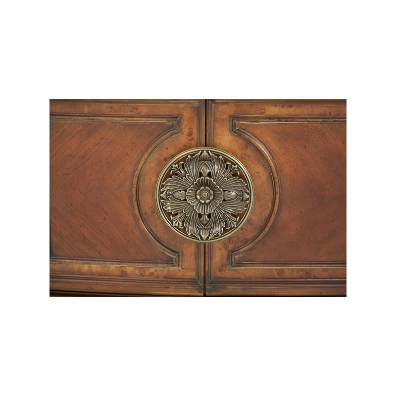 Michael Amini Villa Valencia China Cabinet - Classic Chestnut image number 5