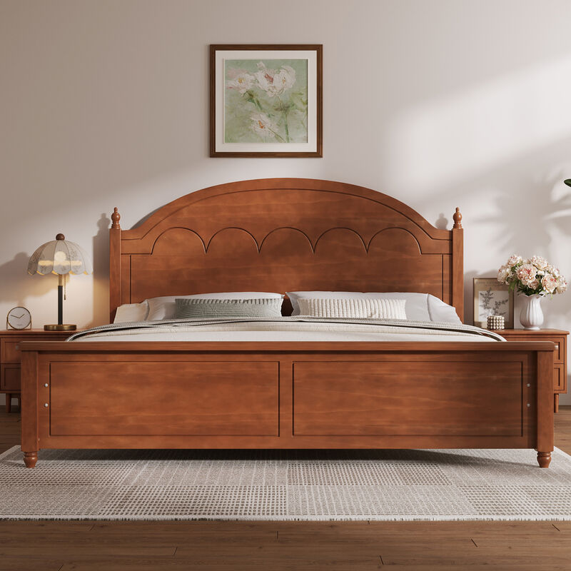 Upholstered Platform Bed image number 2