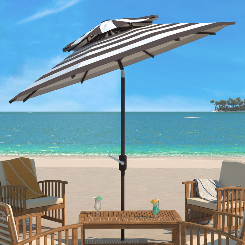 Iris 9 ft. Doublt Top Crank Umbrella image number 1
