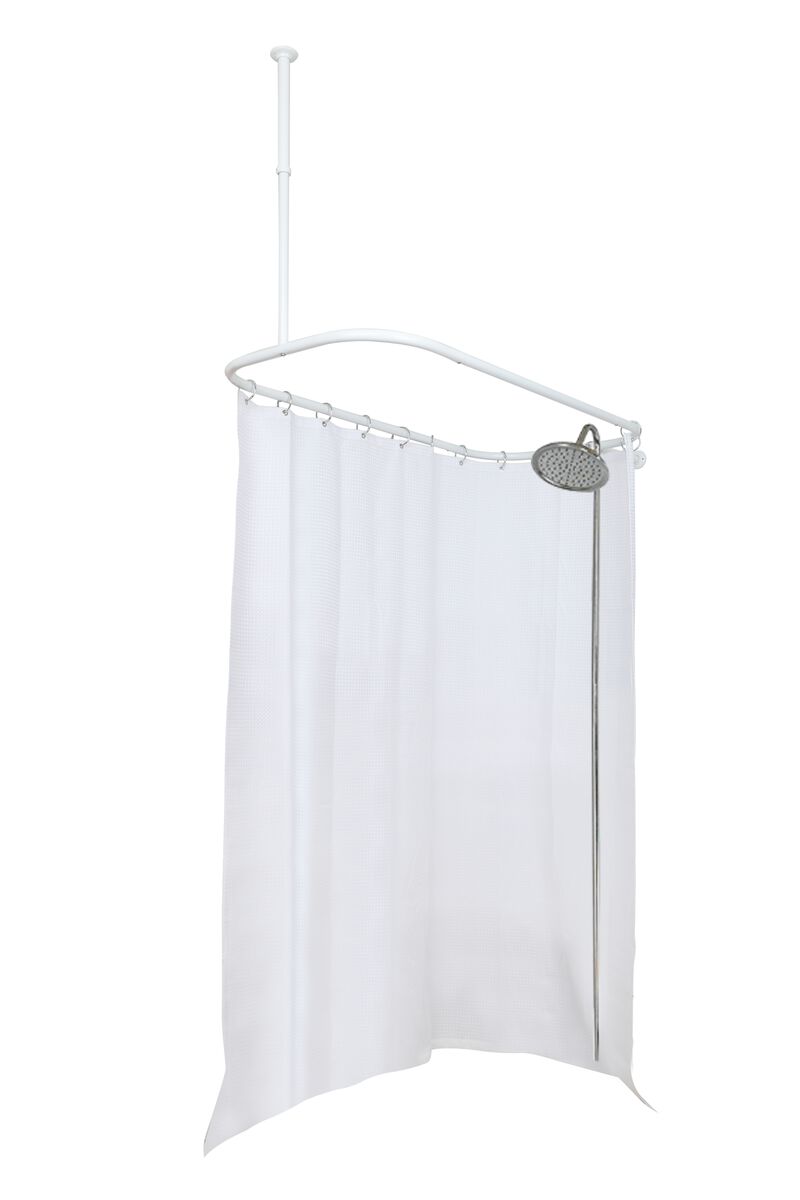 Rustproof Aluminum Hoop Shower Rod image number 6