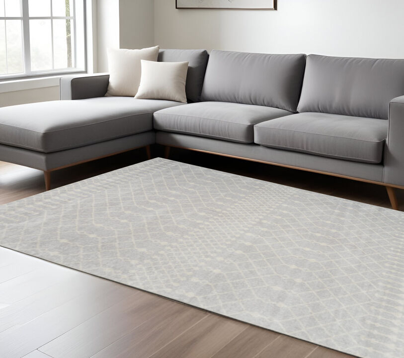 HomeRoots Moroccan Washable Area Rug