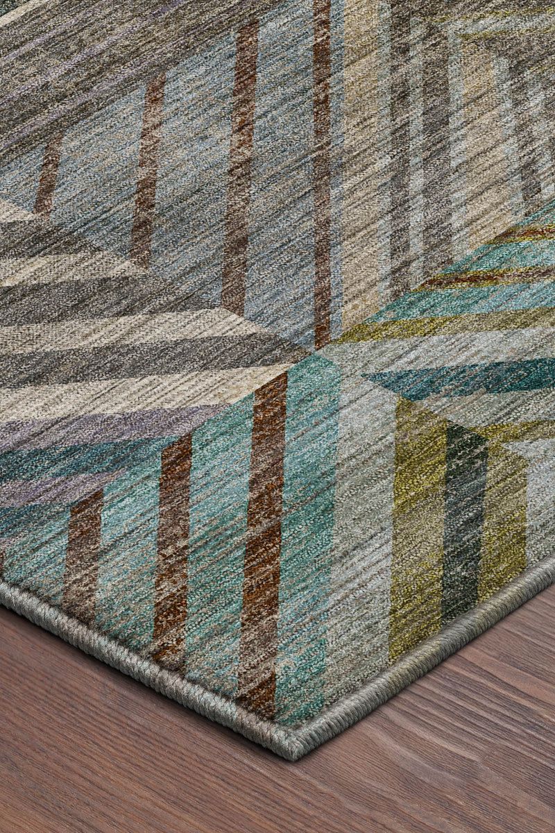 Nexus NX2 Teal 9' x 12' Rug image number 6