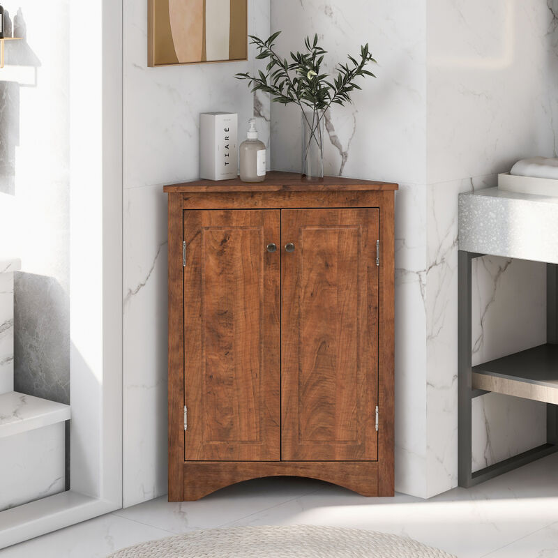 Folreb Triangle Bathroom Storage Cabinet image number 1