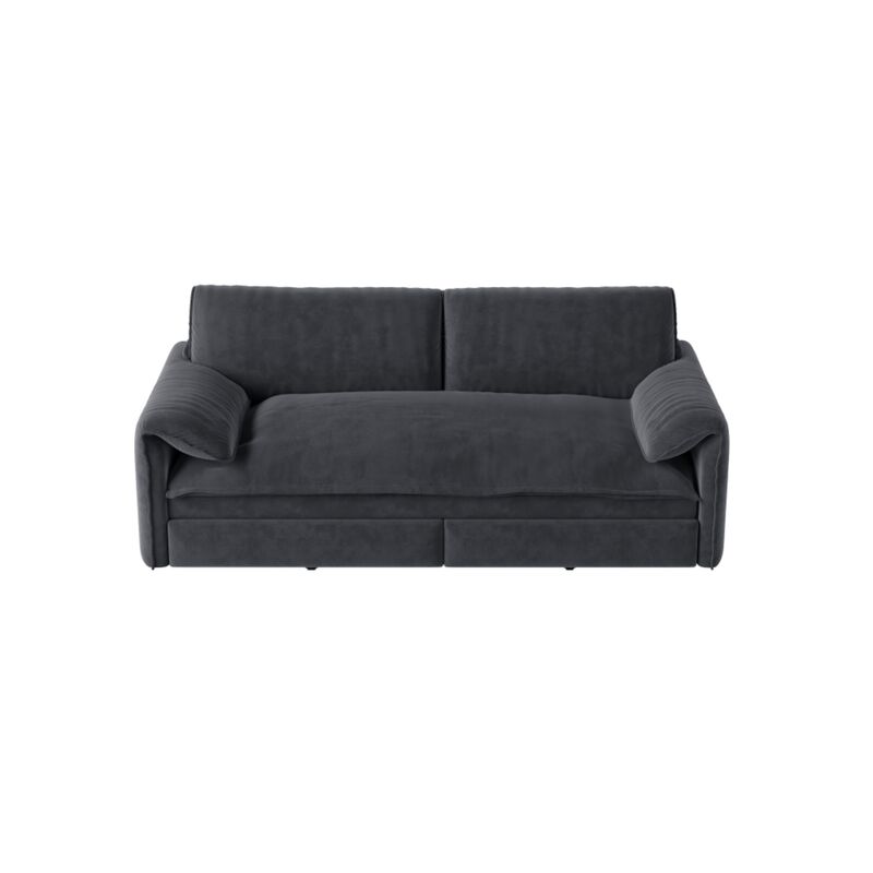 Lescet Velvet Pull‑Out Sleeper Sofa Bed image number 0