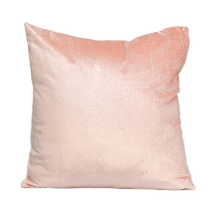 18" Pink Transitional Throw Pillow