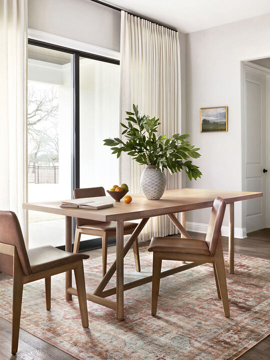 Heidi HEI01 Terracotta/Aqua 18" x 18" Sample Rug by Loloi II