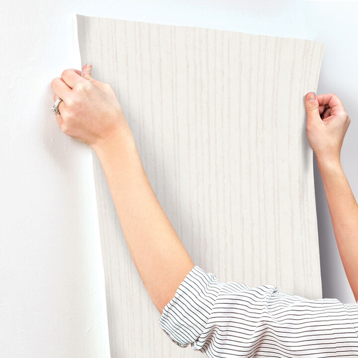 Precious Metal Pearl Corrugated Wallpaper