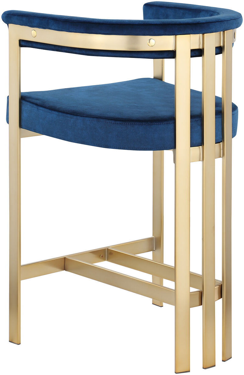 Meridian Furniture Marcello Velvet Counter Stool, Set of 2