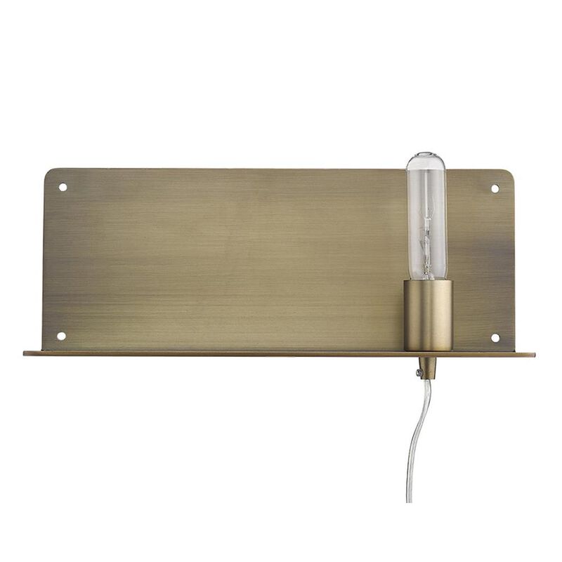 Hivvago Dull Gold Shelf Wall Light