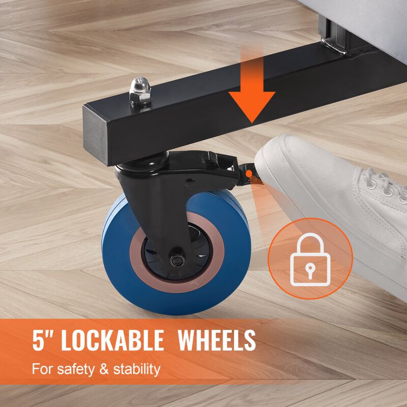 Foldable Ping Pong Table with 25mm MDF Top Quick Clamp Net and Wheels image number 3