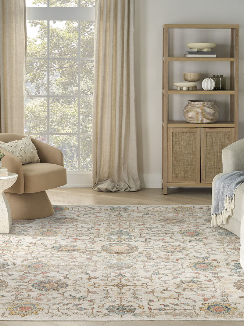 Washable Decor WSD14 Beige 9' x 12' Rug