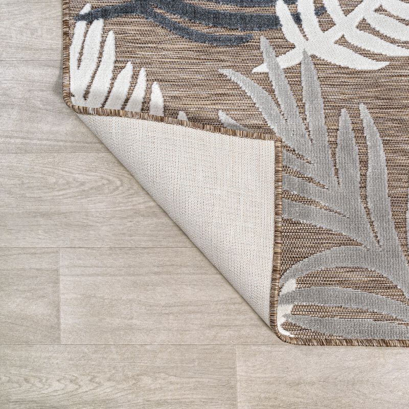 Montego High-Low Tropical Palm Area Rug