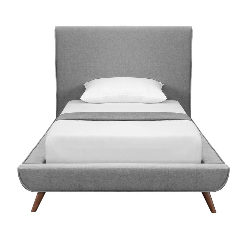 Loft Lyfe Eliezer Linen Upholstered Platform Bed