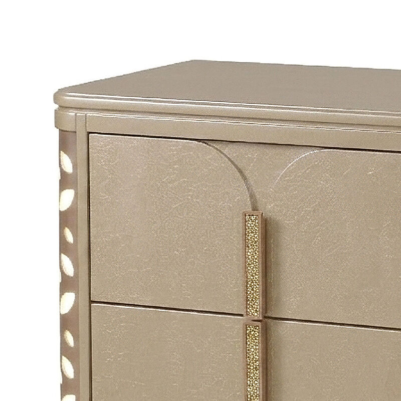 Eloriaq 2-Drawer LED Nightstand image number 7