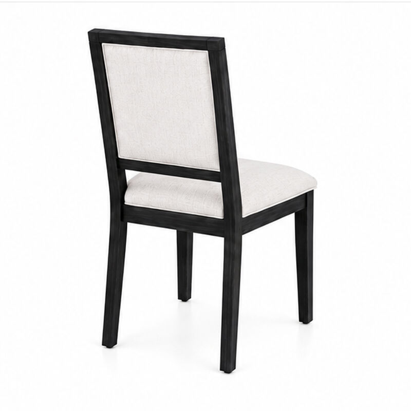 Kizie 9pc Dining Table Set, 94-118 Inch Extendable, Black Wood Chairs image number 5