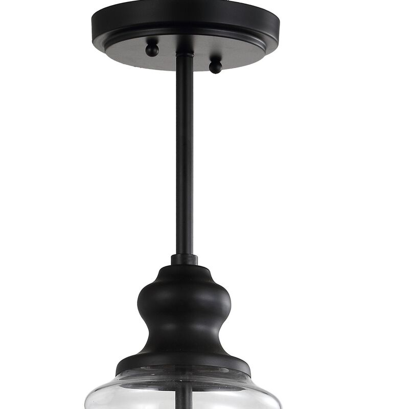 Adam Adjustable Metal/Glass LED Pendant
