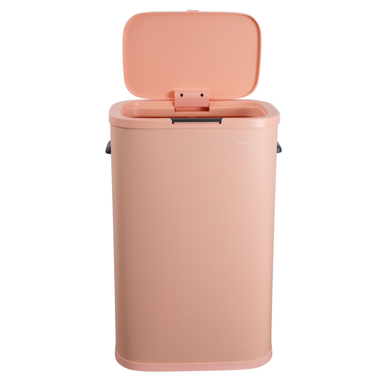 Tammi Kitchen 14.5-Gallon Slim Metal Push Button Trash Can