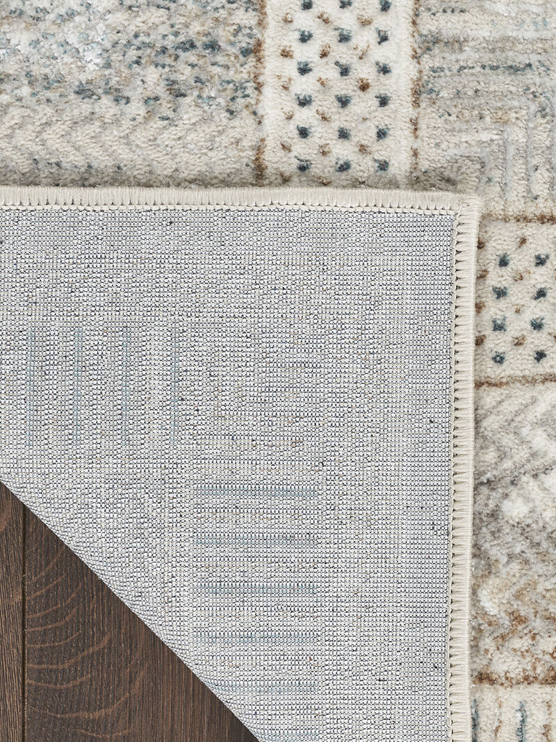 Glitz GLZ07 Ivory/Multicolor 7'10" x 9'10" Rug