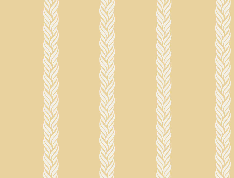 Braided Stripe Yellow Wallpaper