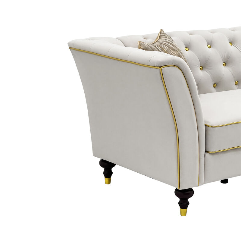 Pruvaf Large 89.5" 3 Person Couch image number 4