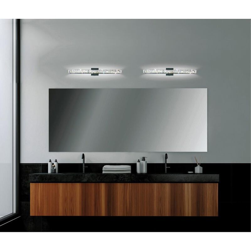 Milan LED Vanity Light With Chrome Finish