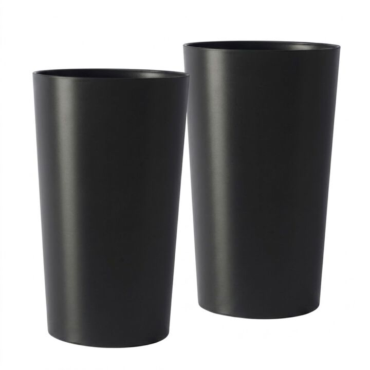 WOW PIONEER Tall Tapered Planter Boxes for Indoor Outdoor Plants Porch Patio Garden Balcony Home and Office Decoration
