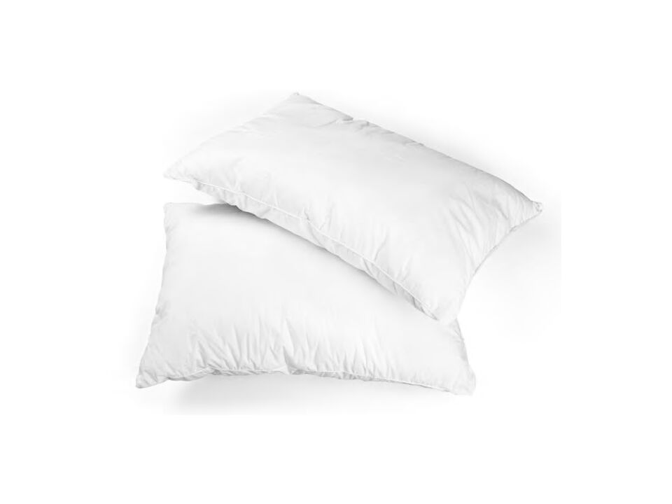 Cotton House - Set of Two Pillows, Firm Support, Hypoallergenic, Standard Size
